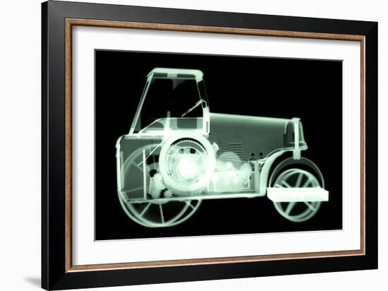 Toy Tin Tractor, X-ray-Neal Grundy-Framed Photographic Print