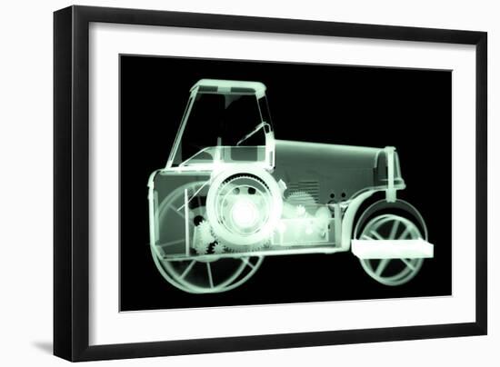 Toy Tin Tractor, X-ray-Neal Grundy-Framed Photographic Print