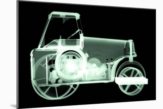 Toy Tin Tractor, X-ray-Neal Grundy-Mounted Photographic Print