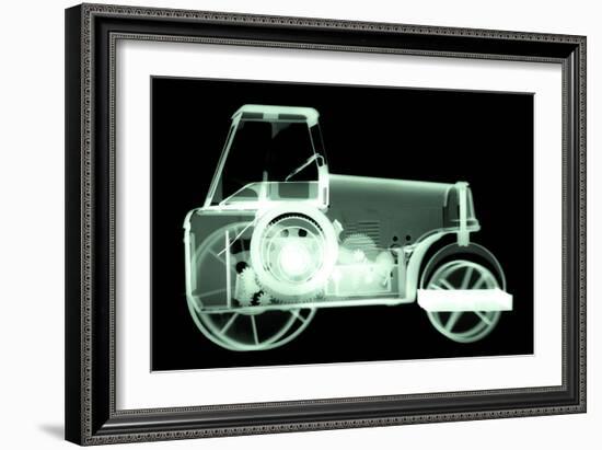 Toy Tin Tractor, X-ray-Neal Grundy-Framed Photographic Print