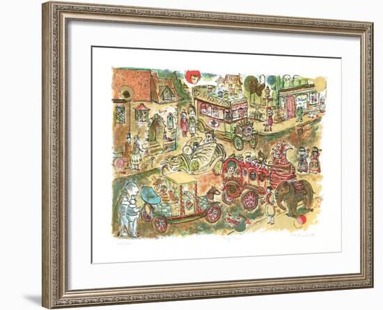 Toy Town-Edward Plunkett-Framed Limited Edition