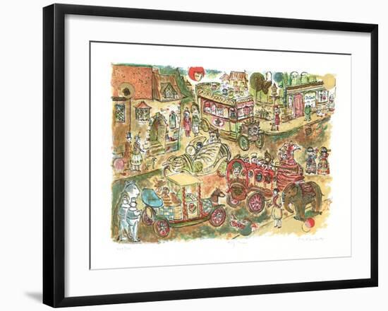 Toy Town-Edward Plunkett-Framed Limited Edition