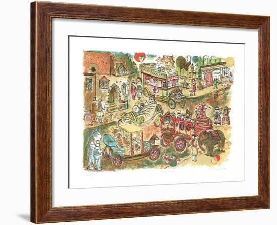 Toy Town-Edward Plunkett-Framed Limited Edition