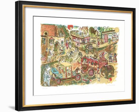 Toy Town-Edward Plunkett-Framed Limited Edition