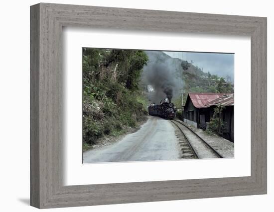 Toy Train En Route for Darjeeling, West Bengal State, India-Sybil Sassoon-Framed Photographic Print