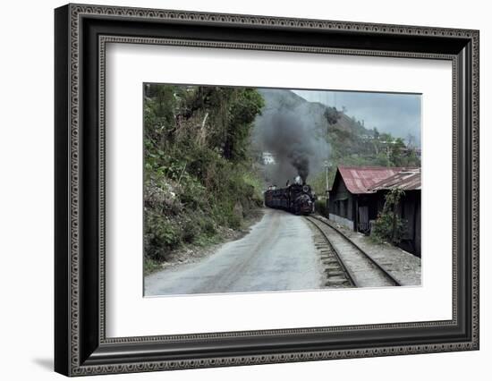 Toy Train En Route for Darjeeling, West Bengal State, India-Sybil Sassoon-Framed Photographic Print