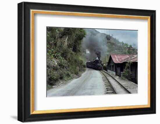 Toy Train En Route for Darjeeling, West Bengal State, India-Sybil Sassoon-Framed Photographic Print