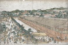 View of Sanj?sangend? in Ky?to-Toyoharu Utagawa-Giclee Print