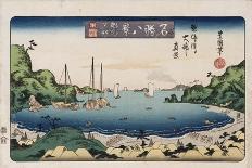 Clearing Weather, Enoshima', , from the Series 'Eight Views of Famous Places'-Toyokuni II-Giclee Print