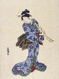 Customs of the Year: New Year's, Two Women-Toyokuni-Giclee Print