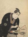 Kabuki Actor Writing On a Fan-Toyokuni Utagawa-Giclee Print