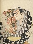 A Full Length Portrait of a Woman Tuning Her Shamisen on a Veranda-Toyokuni Utagawa-Giclee Print