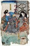 Yoshitsune and Yoritomo-Toyokuni Utagawa-Giclee Print
