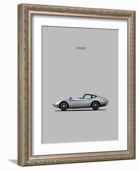 Toyotta 2000GT Grey-Mark Rogan-Framed Premium Giclee Print