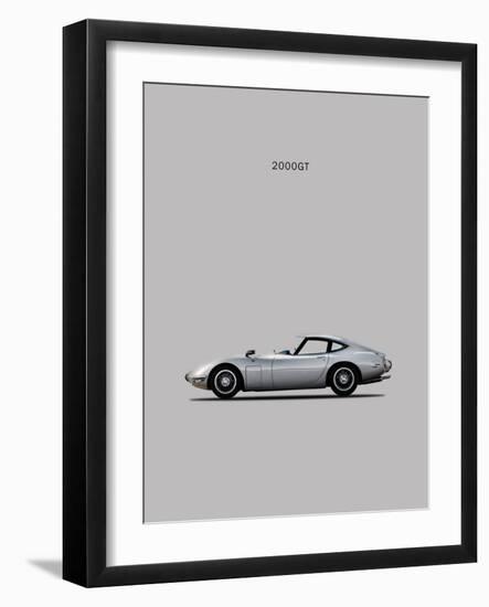 Toyotta 2000GT Grey-Mark Rogan-Framed Premium Giclee Print