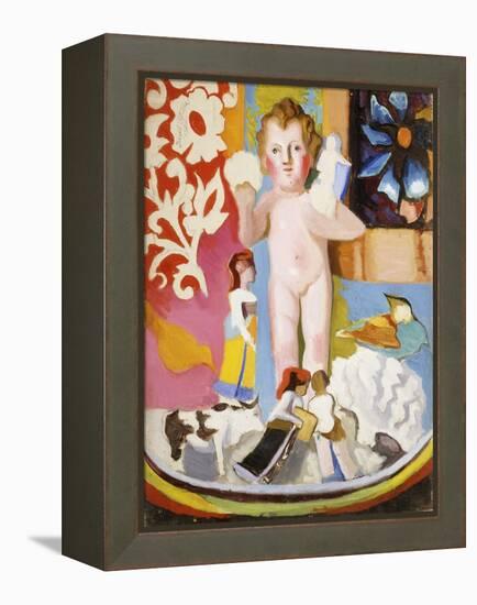 Toys, 1943 (Oil and Pencil on Canvas)-Joseph Stella-Framed Premier Image Canvas