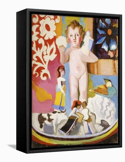 Toys, 1943 (Oil and Pencil on Canvas)-Joseph Stella-Framed Premier Image Canvas