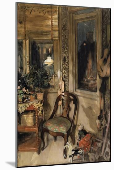 Toys in the Corner-Carl Larsson-Mounted Giclee Print