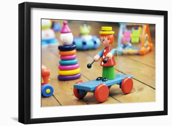 Toys-Johnny Greig-Framed Photographic Print