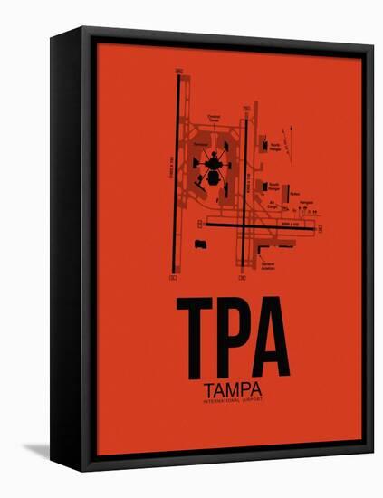 TPA Tampa Airport Orange-NaxArt-Framed Stretched Canvas