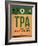 TPA Tampa Luggage Tag I-NaxArt-Framed Art Print