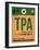 TPA Tampa Luggage Tag I-NaxArt-Framed Art Print