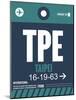 TPE Taipei Luggage Tag 1-NaxArt-Mounted Art Print