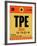 TPE Taipei Luggage Tag 2-NaxArt-Framed Art Print