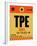 TPE Taipei Luggage Tag 2-NaxArt-Framed Art Print