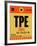 TPE Taipei Luggage Tag 2-NaxArt-Framed Art Print