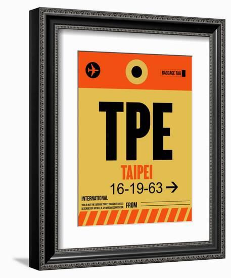 TPE Taipei Luggage Tag 2-NaxArt-Framed Premium Giclee Print