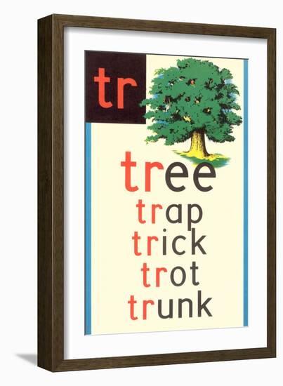 TR for Tree-null-Framed Premium Giclee Print