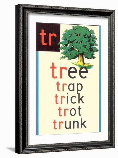 TR for Tree-null-Framed Premium Giclee Print