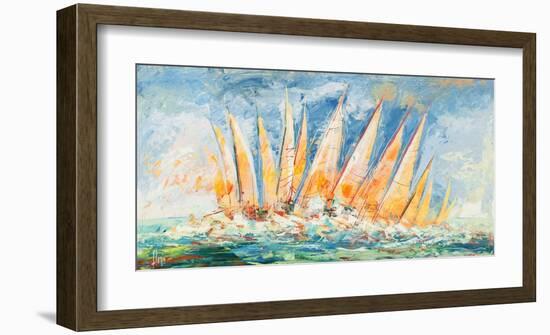 Tra le onde-Luigi Florio-Framed Giclee Print