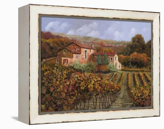 Tra Le Vigne a Montalcino-Guido Borelli-Framed Premier Image Canvas