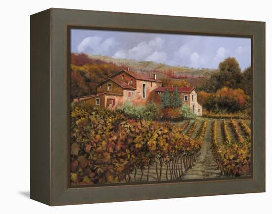 Tra Le Vigne a Montalcino-Guido Borelli-Framed Premier Image Canvas