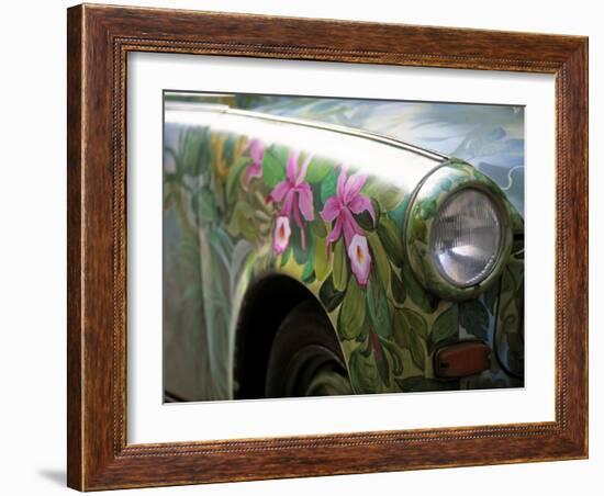 Trabant Car, Berlin, Germany-Walter Bibikow-Framed Photographic Print