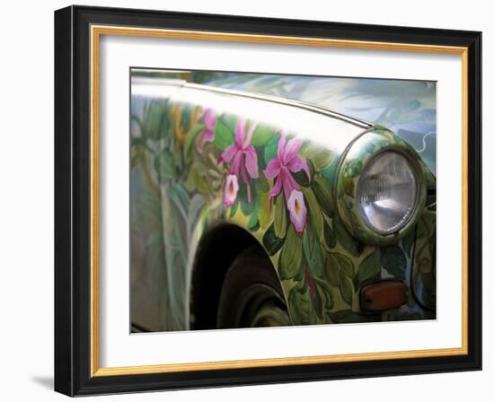 Trabant Car, Berlin, Germany-Walter Bibikow-Framed Photographic Print