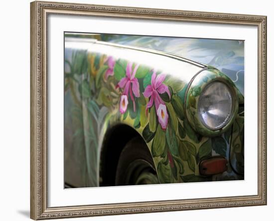 Trabant Car, Berlin, Germany-Walter Bibikow-Framed Photographic Print