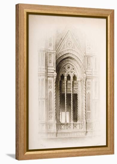 Tracery from the Campanile of Giotto, Florence, from 'The Seven Lamps of Architecture' by John…-John Ruskin-Framed Premier Image Canvas