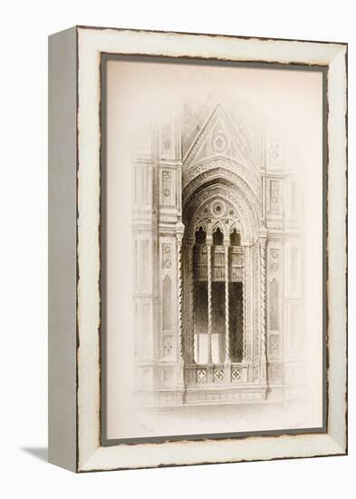 Tracery from the Campanile of Giotto, Florence, from 'The Seven Lamps of Architecture' by John…-John Ruskin-Framed Premier Image Canvas