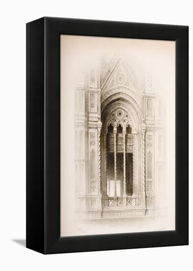 Tracery from the Campanile of Giotto, Florence, from 'The Seven Lamps of Architecture' by John…-John Ruskin-Framed Premier Image Canvas