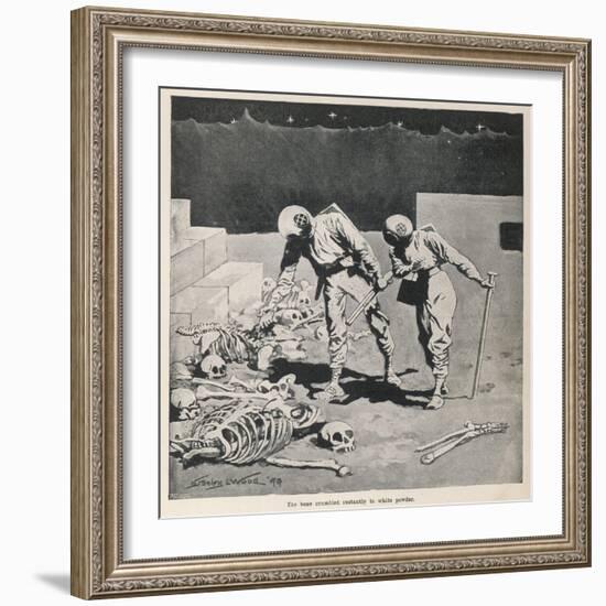 Traces on the Moon-Stanley Wood-Framed Art Print