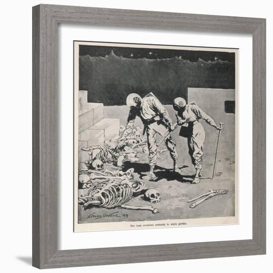 Traces on the Moon-Stanley Wood-Framed Art Print