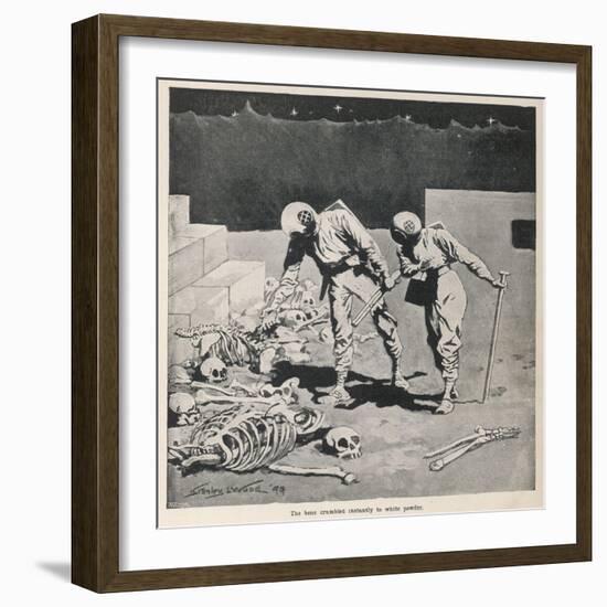 Traces on the Moon-Stanley Wood-Framed Art Print