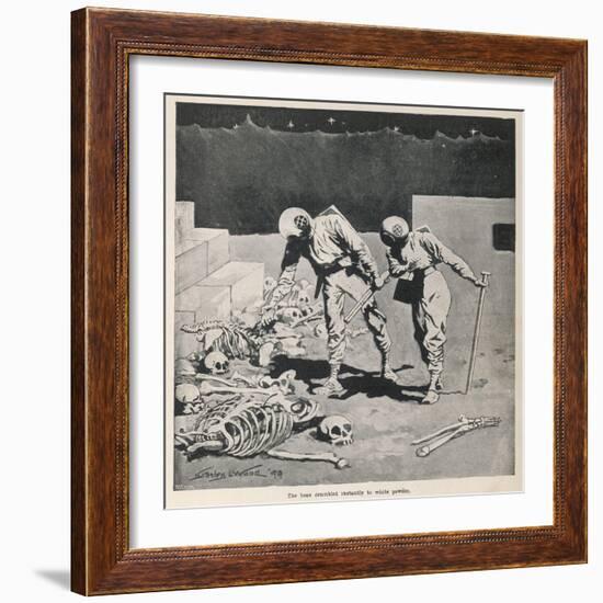 Traces on the Moon-Stanley Wood-Framed Art Print