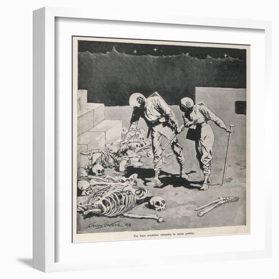 Traces on the Moon-Stanley Wood-Framed Art Print