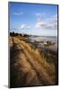 Track by the River at Orford Quay, Orford, Suffolk, England, United Kingdom, Europe-Mark Sunderland-Mounted Photographic Print