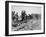 Track-Layers Gang-Building the Union Pacific Railroad Through American Wilderness, 1860S-null-Framed Photographic Print