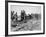 Track-Layers Gang-Building the Union Pacific Railroad Through American Wilderness, 1860S-null-Framed Photographic Print